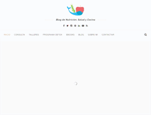 Tablet Screenshot of elracosaludable.com